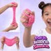 Crunchy Slime Kit Pink Slime, Black Glitter & Non-Sticky Bingsu, ASMR Pop & Crackle, Kpop Queen Charm & Mix-Ins, Unicorn & Rainbow Slime, Xmas Gift for Girls & Teens, MOOZ Magic view 2