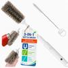 3-in-1 Water Bottle Brushes for Cleaning, 16" Extendable Long Handle Cup Cleaner Scrubber with Hidden Straw Brush for 40oz 55oz Tumblers, Wine Glass, Sports Mugs view 1