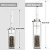 3-in-1 Water Bottle Brushes for Cleaning, 16" Extendable Long Handle Cup Cleaner Scrubber with Hidden Straw Brush for 40oz 55oz Tumblers, Wine Glass, Sports Mugs view 2