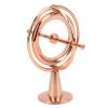 Keenso Rose Gold Metal Gyroscope Toy, Mini Hand Spinning Top for and Stress Relief, Zinc Alloy Balanced Decompression Tool for Adults view 2