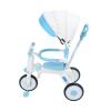 Keenso Kids Tricycle, 4 in 1 Adjustable Parent Push Trike with Convertible Canopy for Toddlers and Children from 18 Months to 5 Years (Blue) view 4