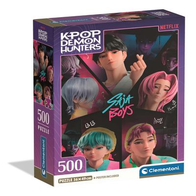 CLEMENTONI PZL 500 KPOP DEMON HUNTERS COMPACT - 35625