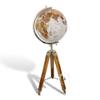 Educational World Globe with Stand 12 Inch Spinning Globe, Adjustable Height Tripod, Desk & Floor Decor view 1
