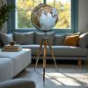 Educational World Globe with Stand 12 Inch Spinning Globe, Adjustable Height Tripod, Desk & Floor Decor view 3