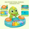 DPDos Dinosaur Baby Piano Toy with Animal Sounds, Light Up Educational Keyboard, Interactive Musical Toys for Babies 6-12 Months and Toddlers view 3