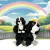 2pcs Cocker Spaniel 3D Printed Articulated Dog Figure Realistic Look Black Puppy Dog Home Office Decor AD-CS-2X view 4