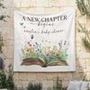 Storybook Shower Welcome Backdrop A New Chapter Begins Book Theme Decor for Mom to Be, Storybook Shower Entrance, Sweet Celebration view 1