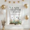 Storybook Shower Welcome Backdrop A New Chapter Begins Book Theme Decor for Mom to Be, Storybook Shower Entrance, Sweet Celebration view 2