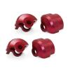 RC Cars Models For ARRMA 1/7 1/8 4PCS Aluminum Alloy Shock Cap Absorber Protector RC Car Tracked Vehicle Parts And Accessories Upgrade Replacement Use(Red) view 2