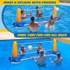 118" Pool Volleyball Net Set for Inground & Above Ground Pools | Complete Pool Game Kit with Water Volleyball, Pump & Adjustable Net, Outdoor Summer Pool Toys for Adults & Family, Pool Party Gift 2026 view 2