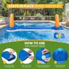 118" Pool Volleyball Net Set for Inground & Above Ground Pools | Complete Pool Game Kit with Water Volleyball, Pump & Adjustable Net, Outdoor Summer Pool Toys for Adults & Family, Pool Party Gift 2026 view 4