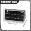 Zxpjkyu Golf Ball Display Case, 3-Layer Clear Acrylic, Holds 18 Balls, Wall Mount or Tabletop for Collectors view 3