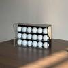 Zxpjkyu Golf Ball Display Case, 3-Layer Clear Acrylic, Holds 18 Balls, Wall Mount or Tabletop for Collectors view 4
