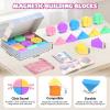 40Pcs Magnetic Blocks,Montessori STEM Toys, Ideal Gifts for Kids Ages 3+ view 2