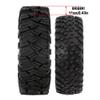 COMODO Kraken Claw 1.0" Crawler Tires Compatible with SCX24 Bronco Deadbolt FMS Enduro24 AX24 RC Rock Crawlers view 3