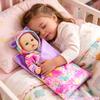 Ecore Fun 12 Inch Baby Doll with Outfit, Sleeping Bag,Pacifier, Bottle, Diaper & Care Set, Realistic Pretend Play Doll Accessories for Kids 3+ view 4
