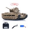 wheelfun Tongde 1/16 Remote Control Military Tank Matilda Iii Iv Turret Rotation 320 Degree Ir Lights Sounds RC Electric Model Smoke Unit Hobby Grade Model for Ages 14+ view 2