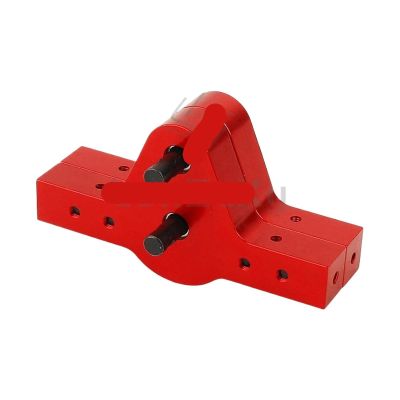 1pc Aluminum D90 Transfer Case Gearbox for 1/10 RC Car D90 D110 for Axial SCX10 Crawler Trucks Bridge Device Upgrade Parts(Red)