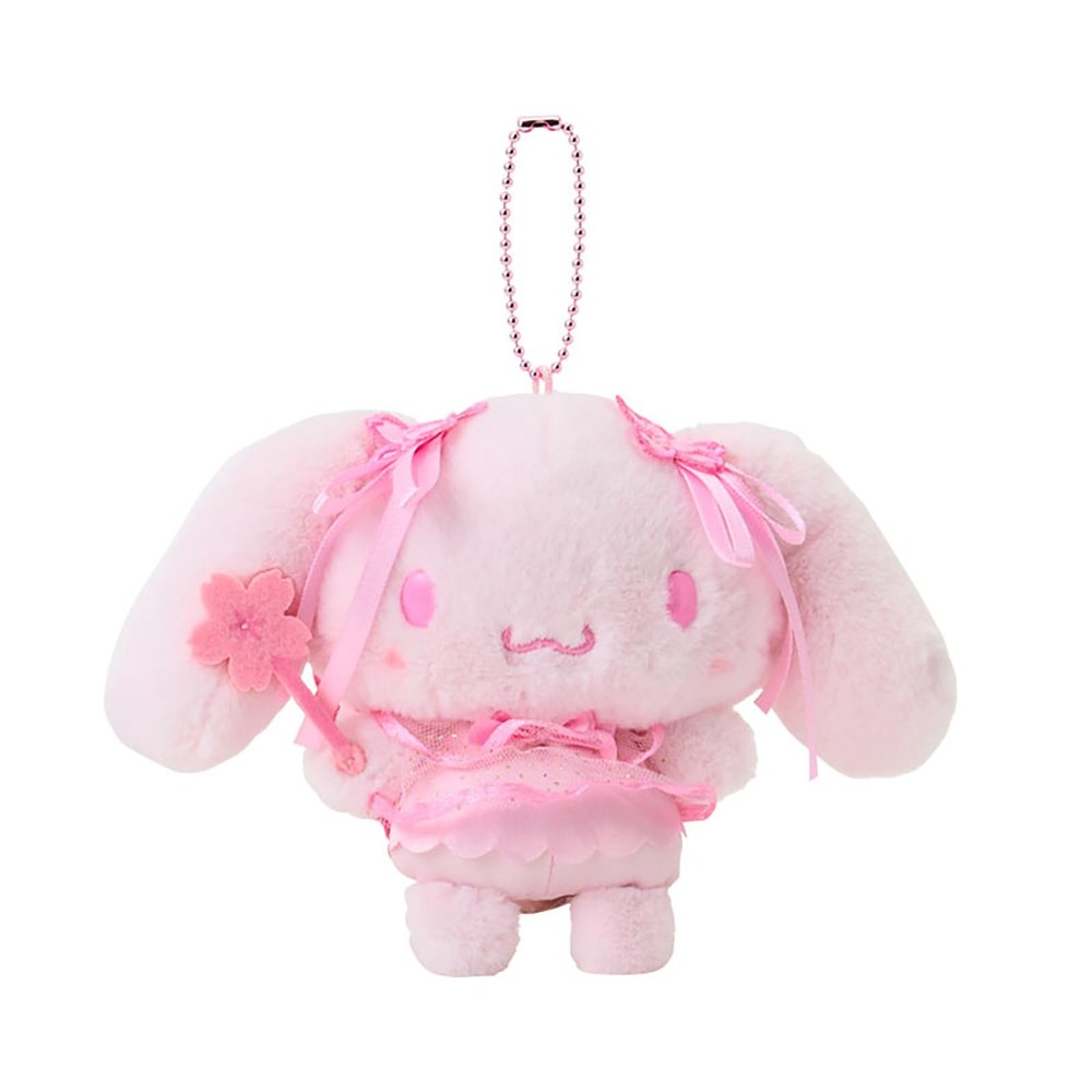 Sanrio 612707 Mascot Holder (Cherry Blossom), Cinnamon Roll, for Ages 6 and Up