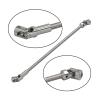 9IMOD 68mm-229mm Steel Drive Shaft DIY Cutting Steel Drive Shaft Freely Cut 6mm Shaft Fit For 1/10 LCG RC Crawler Upgrades(2PCS Black) view 2