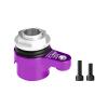 7075 Aluminum Alloy 25T Servo Saver Set Horn with Built-in Spring for Arrma 1/18 Granite GROM MEGA 380 Brushed 4X4 Monster Truck ARA2102 Upgrade Parts - Purple view 1