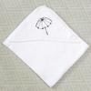 Azeeda 'Feminine Umbrella' Baby Hooded Towel (HT00041165) view 3