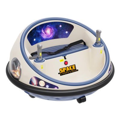 12V Kids Electric Bumper Car with 360 Spin & Remote Control, Rechargeable Ride-on Car with LED Lights & Soft Bumper for Indoor and Outdoor Play