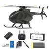 AxiomBricks 1/16 Scale 250-Class F119S MD500 RC Helicopter, 2.4G 9CH RC LittleeBird Military Helicopter Model with Flybarless Rotor Head, 6G/3D Switchable Modes (RTF Version) view 1
