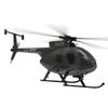 AxiomBricks 1/16 Scale 250-Class F119S MD500 RC Helicopter, 2.4G 9CH RC LittleeBird Military Helicopter Model with Flybarless Rotor Head, 6G/3D Switchable Modes (RTF Version) view 3