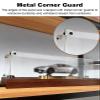 20 24 28 30 in Clear Long Acrylic Display Case, Acrylic Display Box with Metal Guard Corner, Dustproof Storage Plastic Box for Action Figure(55x10x10cm/22x4x4in) view 2
