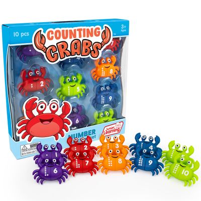 Junior Learning Counting Crabs - Number Matching Set & Math Game, Kids 3+