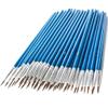 100Pcs Very Small Paint Brushes Fine Tip for Nail Art Model Craft Painting Blue view 1