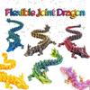 12 Pack 3D Printed Dragon Eggs with Dragon Inside, Articulated Crystal Dragon Fidget Toy Mystery Set, 3D Printed Animals for Easter Basket Stuffers & Egg Hunt, Cool Fantasy Desk Decor view 2