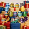 12 Pack 3D Printed Dragon Eggs with Dragon Inside, Articulated Crystal Dragon Fidget Toy Mystery Set, 3D Printed Animals for Easter Basket Stuffers & Egg Hunt, Cool Fantasy Desk Decor view 4