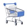 JTLB Toy Shopping Cart Toddlers Child Shopping Cart Toy 14129 Supermarket Handcart Blue Exquisite Wide Application Sturdy Durable for Home Kitchen Office view 1