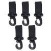 5 Pack Rotating Stroller Hooks 360Clamp for Diaper Bags,Purses & Accessories,Universal view 1