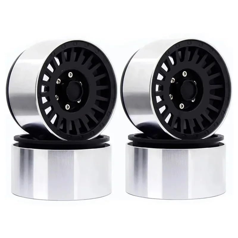 4pcs G53 VP Metal 2. Beadlock Wheel Rim Hub for 1/10 RC Crawler Car Axial SCX10 Wraith Capra RR10 RBX10 Traxxas TRX4 D90
