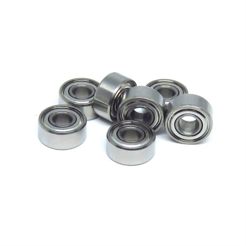 10pcs 4.762x7.938x3.175 SR156ZZ ABEC 7 Stainless Steel Hybrid Ceramic Bearing R156 SR156C ZZ Reel .762 * .938 3(SR2C-ZZ)