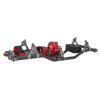 313mm Wheelbase Prefixal Gear Box Metal Chassis Frame for Axial SCX10 1/10 RC Crawler Car, Aluminum Alloy and Carbon Fiber Construction with No - Cut Shell Design view 3