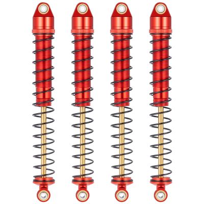 4Pcs Rc Metal Shock Absorber Damper For 1/10 RC Crawler Tamiya CC01 TRX4 Axial SCX10 D90 D110 RR10 (120MM)