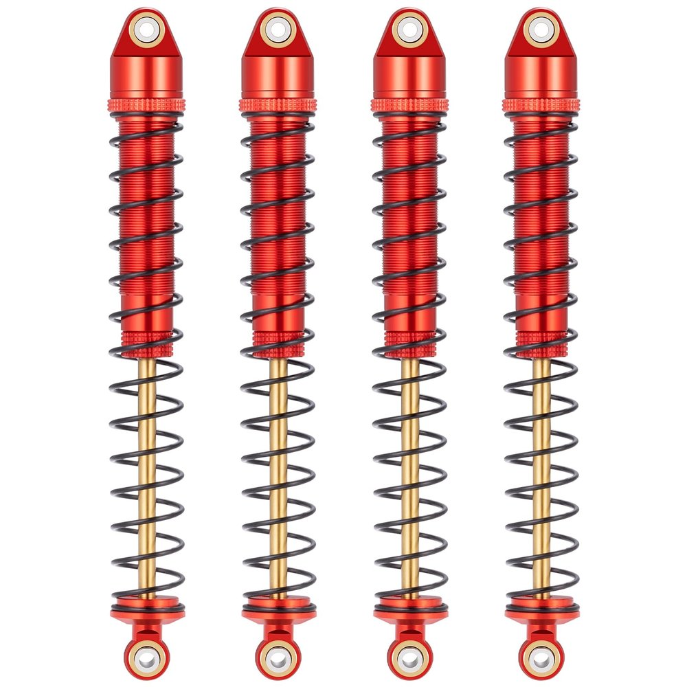 4Pcs Rc Metal Shock Absorber Damper For 1/10 RC Crawler Tamiya CC01 TRX4 Axial SCX10 D90 D110 RR10 (120MM)