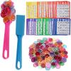 Coopay Magnetic Bingo Wand Chip and Game Card Set - 2 Pack Magnetic Wands, 200 Colorful Metal Chips, 48 Bingo Paper Cards for Kids Classroom Science Learning Counting Family Game Night Educational view 1