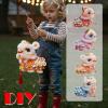 DIY Lion Dance Lantern Craft Kit Chinese New Year String Puppet & Marionette Craft for Home Decoration, Easy Assembly Cultural Activity for Adults and Family (Blue) view 3