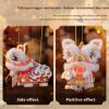 DIY Lion Dance Lantern Craft Kit Chinese New Year String Puppet & Marionette Craft for Home Decoration, Easy Assembly Cultural Activity for Adults and Family (Blue) view 4