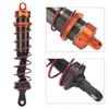 1/8 RC Car Metal Oil Pressure Adjustable Shock Damper, Front and Rear Suspension Set with 2 Pcs Front and 2 Pcs Rear Dampers for JLB HSP EM Racing RC Buggy Truggy (Orange) view 4