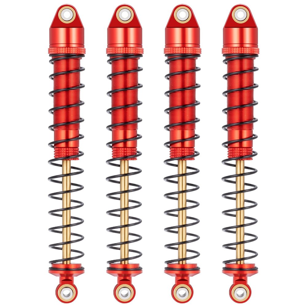 4Pcs Rc Metal Shock Absorber Damper For 1/10 RC Crawler Tamiya CC01 TRX4 Axial SCX10 D90 D110 RR10 (110MM)