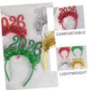 ARTIBETTER 4pcs 2026 New Year Hair Accessories Glitter Holiday Hairband Party Headwear for Women and Festive Holiday Celebration Headbands view 3
