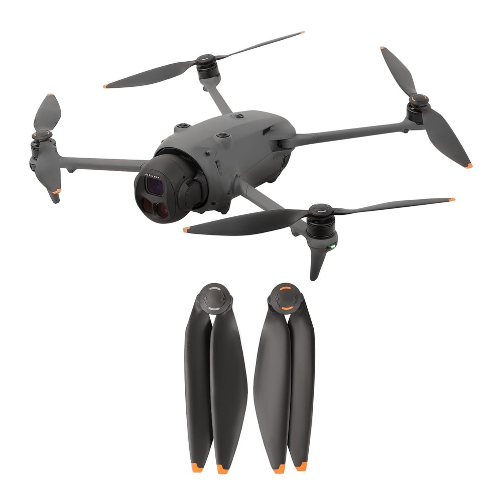 1158F Propellers For DJI Mavic 4Pro, Replacement Low Noise Quick Release Blades, Drone Mavic 4 Pro Lightweight Aerodynamics High Performance Blades (1 Pair Orange)