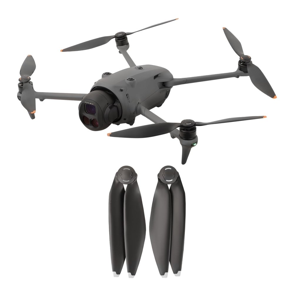 1158F Propellers For DJI Mavic 4Pro, Replacement Low Noise Quick Release Blades, Drone Mavic 4 Pro Lightweight Aerodynamics High Performance Blades (1 Pair Silver)