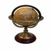Antique Brass Armillary Globe Nautical Desk Decor Shelves, Libraries, and Display Tables Maritime Gift Home Decor Desk Decor Nautical and Maritime Dcor Lovers. view 1